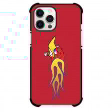 Woody Woodpecker Phone Case For iPhone Samsung Galaxy Pixel OnePlus Vivo Xiaomi Asus Sony Motorola Nokia - Woody Woodpecker Cigar Flaming Head Red Background