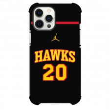 NBA John Collins Phone Case For iPhone Samsung Galaxy Pixel OnePlus Vivo Xiaomi Asus Sony Motorola Nokia - John Collins Atlanta Hawks No. 20 Jersey