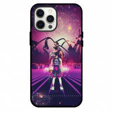 NBA Karl-Anthony Towns Phone Case For iPhone Samsung Galaxy Pixel OnePlus Vivo Xiaomi Asus Sony Motorola Nokia - Karl-Anthony Towns 32 Standing Back City Lights Poster