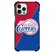 NBA Los Angeles Clippers Phone Case For iPhone Samsung Galaxy Pixel OnePlus Vivo Xiaomi Asus Sony Motorola Nokia - Team Logo On Red and Blue Background