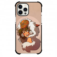 Princess Mononoke San Case For iPhone Samsung Galaxy Pixel OnePlus Vivo Xiaomi Asus Sony Motorola Nokia - San Looking Back Illustration Art