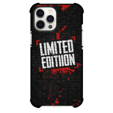 Limited Edition Phone Case For iPhone and Samsung Galaxy Devices - Limited Edition Text Quote On Black and Red Background