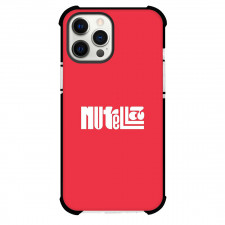 Nutella Phone Case For iPhone Samsung Galaxy Pixel OnePlus Vivo Xiaomi Asus Sony Motorola Nokia - Nutella Logo Redesign Red Background