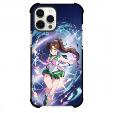 Sailor Moon Jupiter Phone Case For iPhone Samsung Galaxy Pixel OnePlus Vivo Xiaomi Asus Sony Motorola Nokia - Jupiter Running to Fight with Multi Background