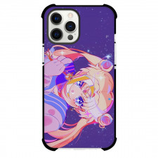 Sailor Moon Phone Case For iPhone Samsung Galaxy Pixel OnePlus Vivo Xiaomi Asus Sony Motorola Nokia - Sailor Moon Show Moon Stick on Purple Background