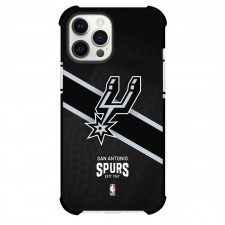 NBA San Antonio Spurs Phone Case For iPhone Samsung Galaxy Pixel OnePlus Vivo Xiaomi Asus Sony Motorola Nokia - Team Logo Stripe Background